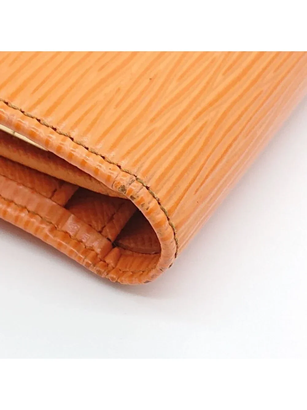 Louis Vuitton Portefeuille Viennois Folded Wallet Kiss Lock Epi Orange